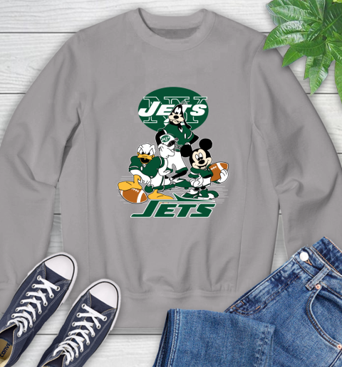 NFL New York Jets Mickey Mouse Donald Duck Goofy Football Shirt Sweatshirt 5