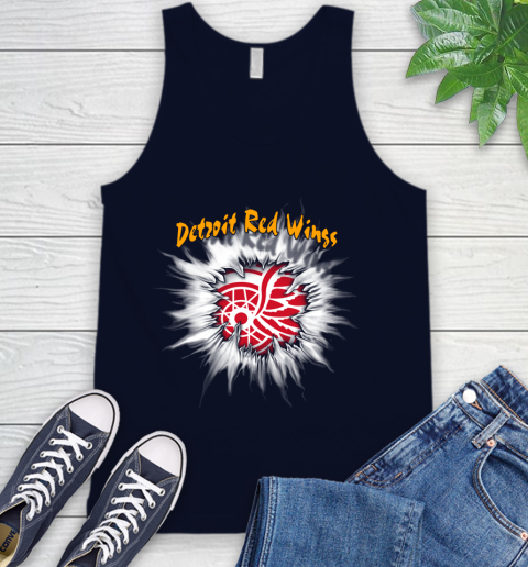 Detroit Red Wings NHL Hockey Adoring Fan Rip Sports Tank Top 2