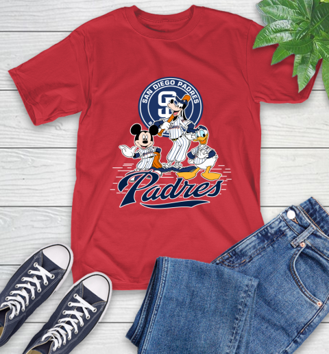 MLB San Diego Padres Mickey Mouse Donald Duck Goofy Baseball T Shirt T-Shirt 11