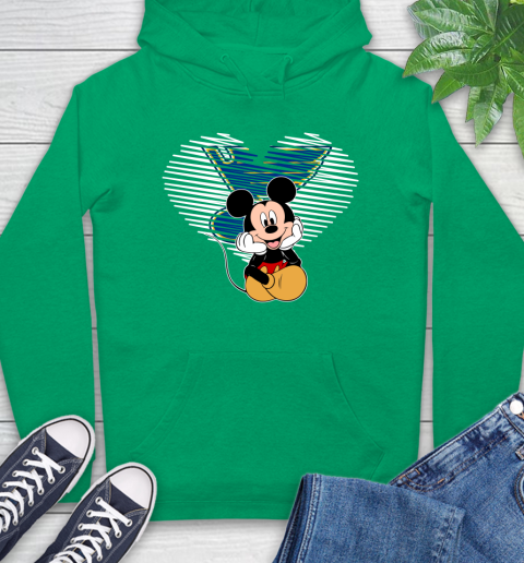 NHL St.Louis Blues The Heart Mickey Mouse Disney Hockey Hoodie 8