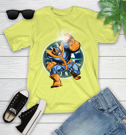 Seattle Mariners MLB Baseball Thanos Avengers Infinity War Marvel Youth T-Shirt 10