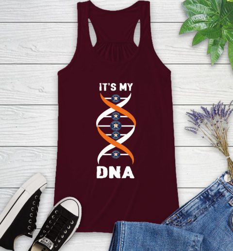 Houston Astros MLB Baseball It's My DNA Sports Racerback Tank 3 Houston Astros MLB Baseball It's My DNA Sports Racerback Tank - Image 3