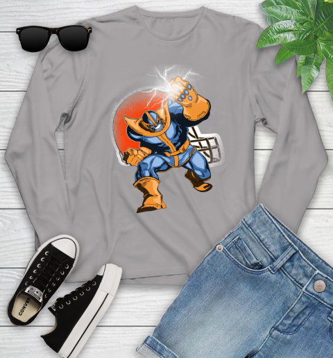 Cleveland Browns NFL Football Thanos Avengers Infinity War Marvel Youth Long Sleeve 5