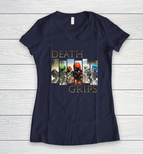 Death Grips Bionicle Toa Mata Women's V-Neck T-Shirt 7
