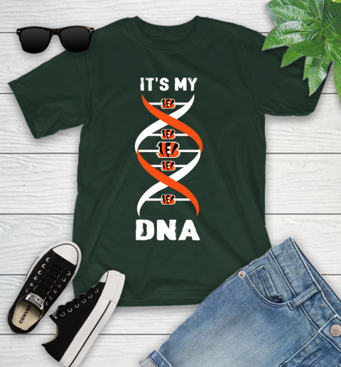 Cincinnati Bengals NFL Football It's My DNA Sports Youth T-Shirt 5