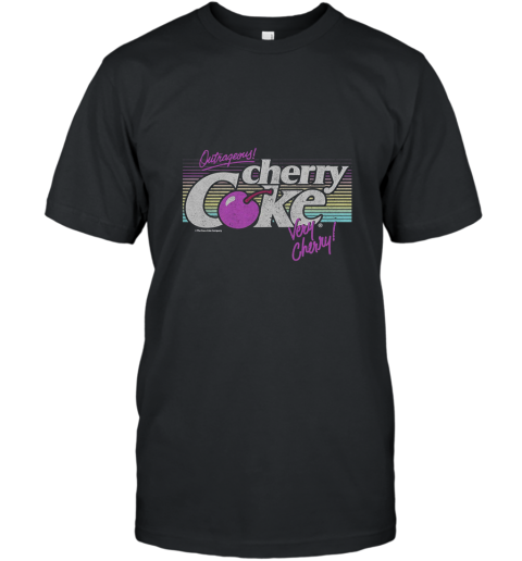 Coca Cola Retro Rainbow Very Cherry Coke Graphic Sweatshirt T-Shirt