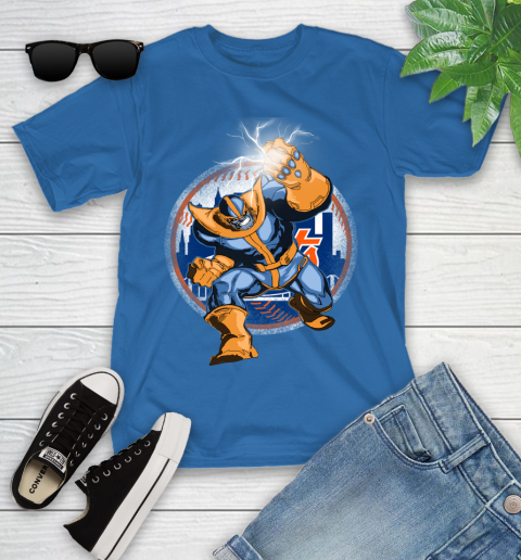 New York Mets MLB Baseball Thanos Avengers Infinity War Marvel Youth T-Shirt 12
