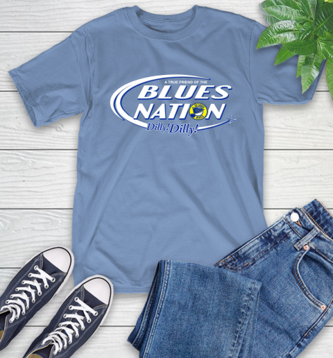 NHL A True Friend Of The St.Louis Blues Dilly Dilly Hockey Sports T-Shirt 12