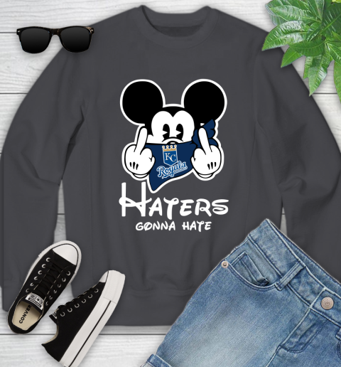 MLB Kansas City Royals Gonna Hate Mickey Mouse Disney Baseball T Shirt_000 Youth Sweatshirt 5