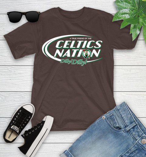 NBA A True Friend Of The Boston Celtics Dilly Dilly Basketball Sports Youth T-Shirt 7