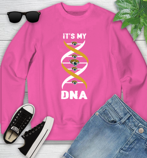 Jacksonville Jaguars NFL Football It's My DNA Sports Youth Sweatshirt 6