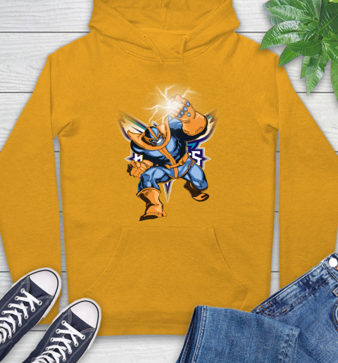 Charlotte Hornets NBA Basketball Thanos Avengers Infinity War Marvel Hoodie 2
