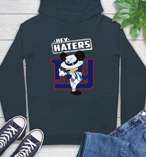 NFL Hey Haters Mickey Football Sports New York Giants Hoodie 7
