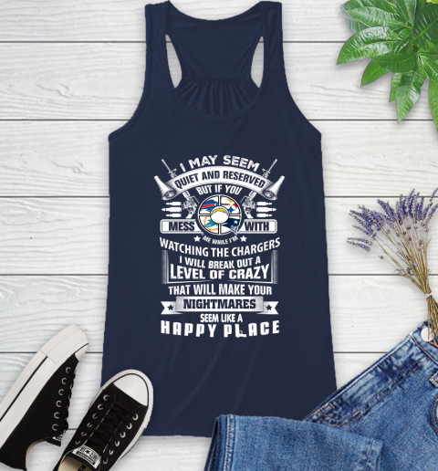 Los Angeles Rams NFL Football Don't Mess With Me While I'm Watching My Team Sports (2) Racerback Tank 9