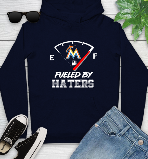 Miami Marlins MLB Baseball Fueled By Haters Sports Youth Hoodie 4 Miami Marlins MLB Baseball Fueled By Haters Sports Youth Hoodie - Image 4