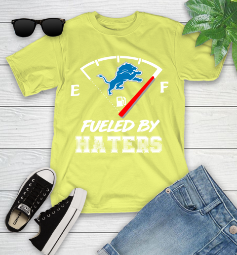 Detroit Lions NFL Football Fueled By Haters Sports Youth T-Shirt 10