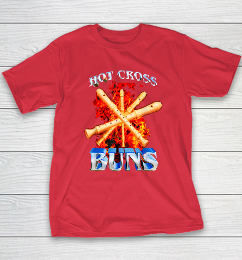 Hot Cross Buns Funny Youth T-Shirt 7