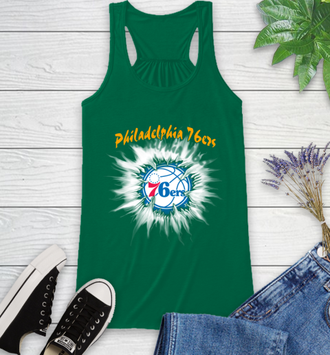 Philadelphia 76ers NBA Basketball Rip Sports Racerback Tank 6