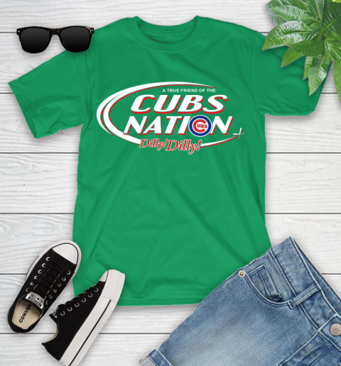 MLB A True Friend Of The Chicago Cubs Dilly Dilly Baseball Sports Youth T-Shirt 8