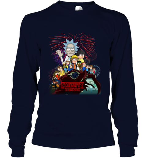 Stranger Things 3 Rick And Morty Schwifty Things Character Shirt