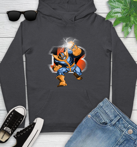 Cincinnati Bengals NFL Football Thanos Avengers Infinity War Marvel Youth Hoodie 8
