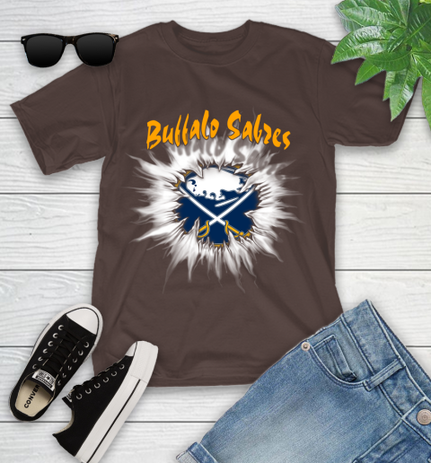 Buffalo Sabres NHL Hockey Adoring Fan Rip Sports Youth T-Shirt 7