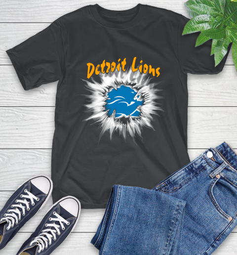Detroit Lions NFL Football Adoring Fan Rip Sports T-Shirt