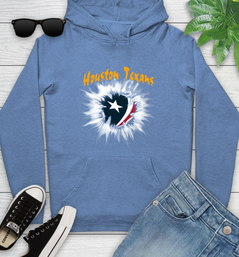 Houston Texans NFL Football Adoring Fan Rip Sports Youth Hoodie 13