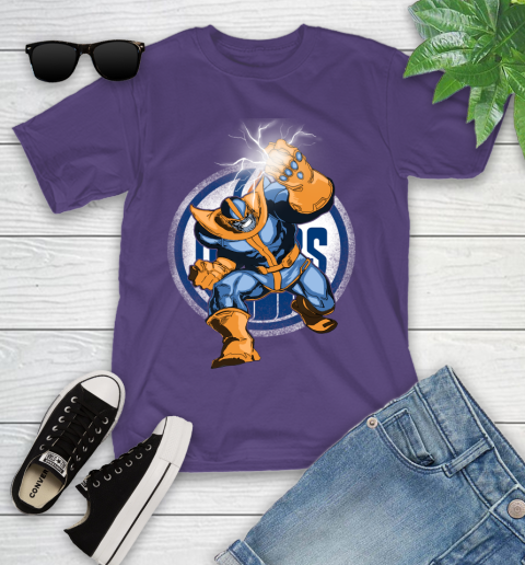 Edmonton Oilers NHL Hockey Thanos Avengers Infinity War Marvel Youth T-Shirt 3