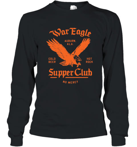 Supper Club Commemorative T Shirt  Orange Long Sleeve