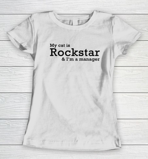 My cat is deals a rockstar t shirt