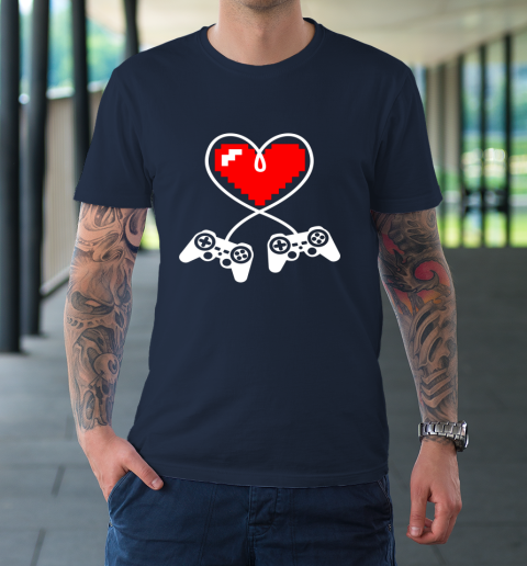 This Is My Valentine Pajama Shirt Gamer Controller T-Shirt 10
