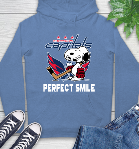 NHL Washington Capitals Snoopy Perfect Smile The Peanuts Movie Hockey T Shirt Hoodie 11