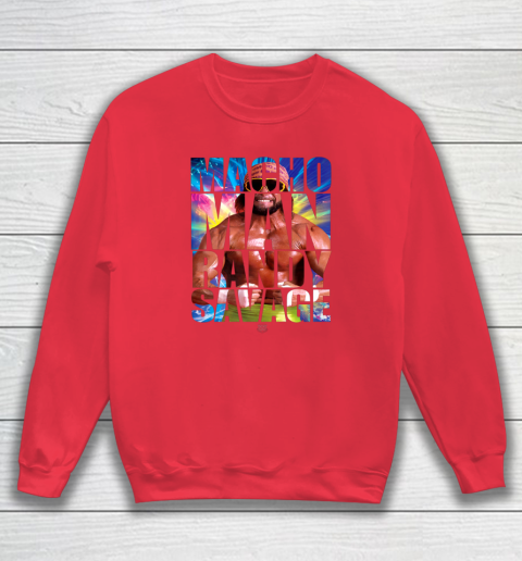 Randy Macho Man Savage WWE Disco Splash Sweatshirt 6