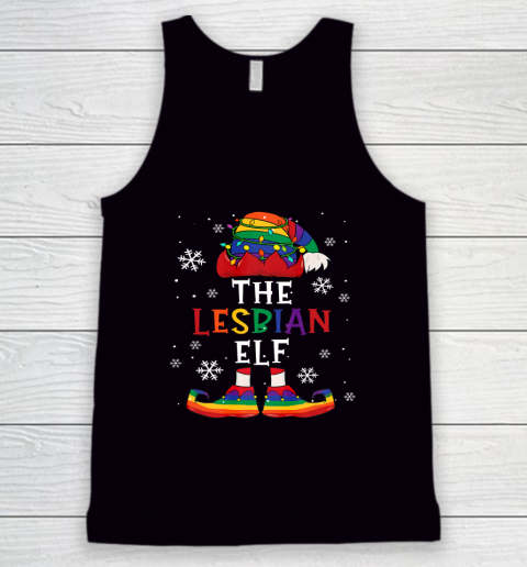 The Lesbian Elf Christmas Party Tank Top