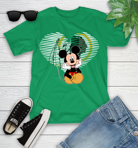 NFL Washington Redskins The Heart Mickey Mouse Disney Football T Shirt_000 Youth T-Shirt 8
