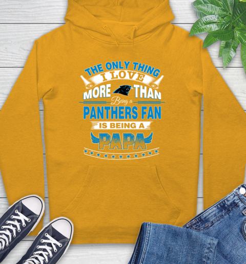 NFL The Only Thing I Love More Than Being A Carolina Panthers Fan Is Being A Papa Football Hoodie 2