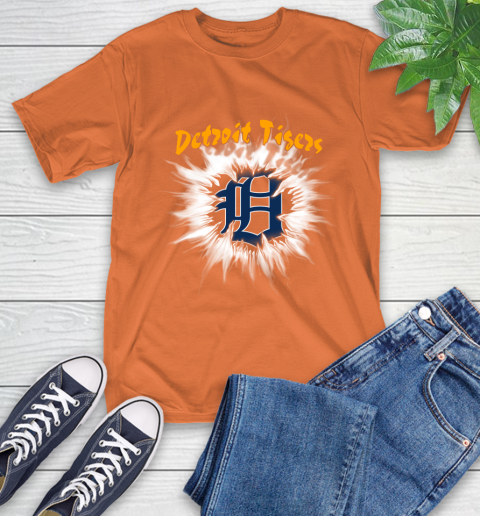 Detroit Tigers MLB Baseball Adoring Fan Rip Sports T-Shirt 4