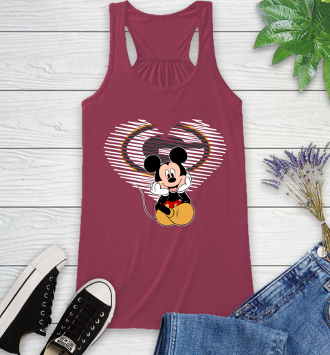 NFL Green Bay Packers The Heart Mickey Mouse Disney Football T Shirt_000 Racerback Tank 7