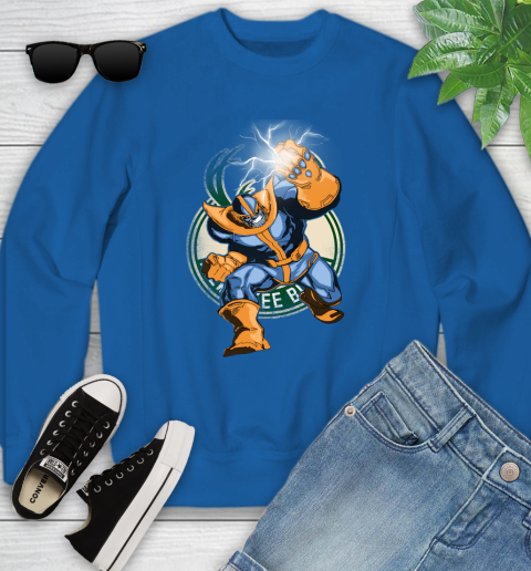 Milwaukee Bucks NBA Basketball Thanos Avengers Infinity War Marvel Youth Sweatshirt 7