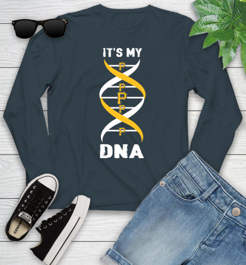 Pittsburgh Pirates MLB Baseball It's My DNA Sports Youth Long Sleeve 9