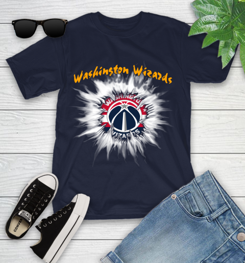 Washington Wizards NBA Basketball Rip Sports Youth T-Shirt 2