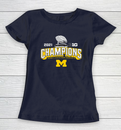 Michigan Big Ten 2021 East Division Champions Women's T-Shirt 2