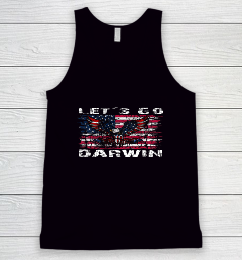 Let's go Darwin America Flag Eagle Tank Top 6