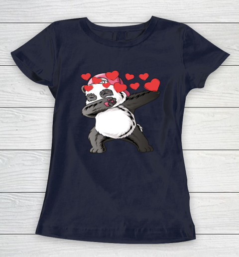 VALENTINE HEART bear DABBING PANDA Women's T-Shirt 10