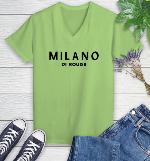 Milano Di Rouge Women S V Neck T Shirt Itees Global