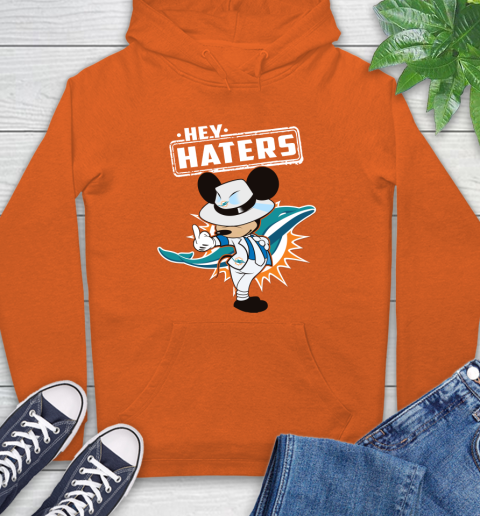 NFL Hey Haters Mickey Football Sports Miami Dolphins Hoodie 4