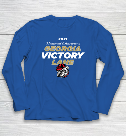 Uga National Championship Georgia Bulldogs Victory Lane 2022 Long Sleeve T-Shirt 13