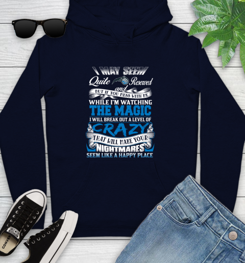 Orlando Magic NBA Basketball Don't Mess With Me While I'm Watching My Team Youth Hoodie 3