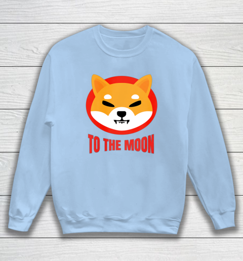 Shiba Inu Logo Shib to the Moon Design Sweatshirt 11